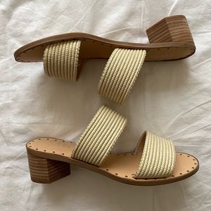 Off white sandals